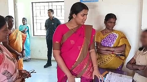Minister Keerthana under fire for remarks on schoolgirl’s English before classmates