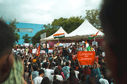 'Their fight is our fight': Bengaluru students stand in solidarity with Delhi protesters
