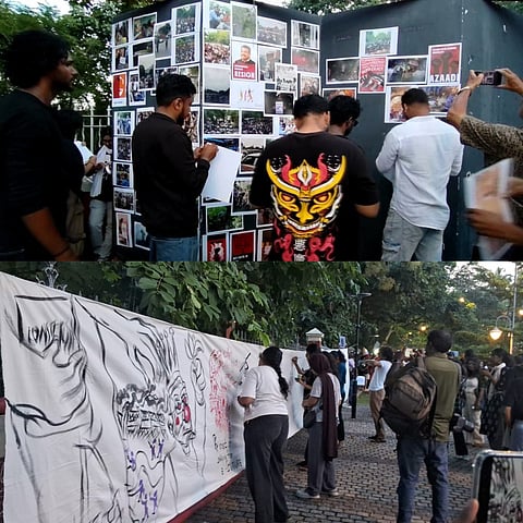 At this NEET protest in Kerala, art spoke where words fell short