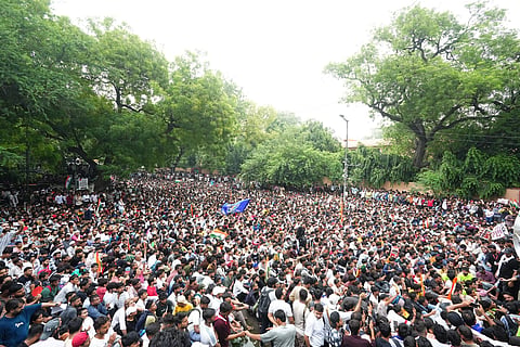Protests in Delhi