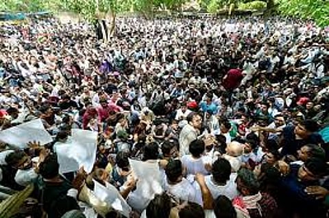 'Mere agitation can't justify lathi-charge': CJI on NEET protest pleas
