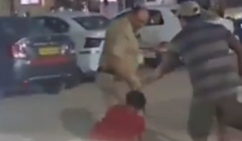 Home guard arrested after video shows him beating, dragging woman by hair in Hyderabad