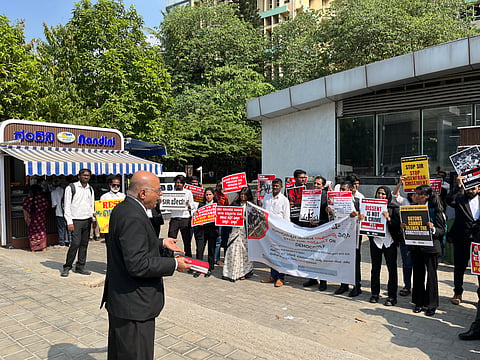 Bengaluru lawyers protest SIR, demand CEC Gyanesh Kumar’s resignation