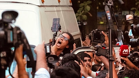 Abhijeet Dipke and Neha Bora detained ahead of Tiranga rally