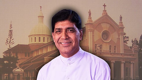 Father Cyprian Pinto who was the parish priest at the Vincent Ferrer Church.