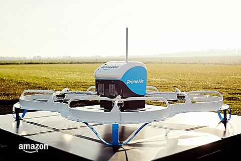 Amazon files patent for deploying drones in India that can deliver by tracking objects