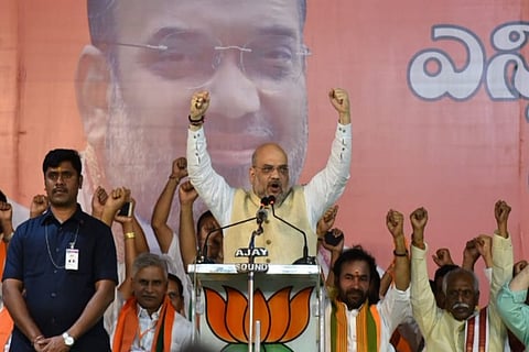 'Follow my advice and you can win Telangana': Amit Shah tells BJP workers