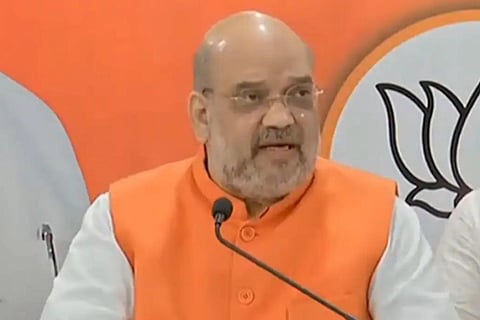 KCR and ‘Razakar’ Owaisi destroying Telangana, says Amit Shah