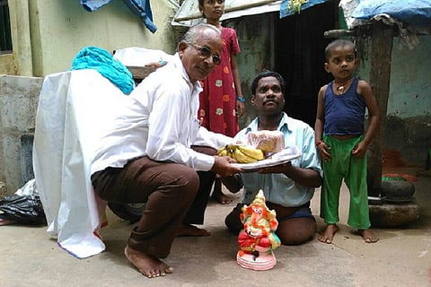 Andhra man who's helped the poor celebrate Ganesh Chaturthi for many years
