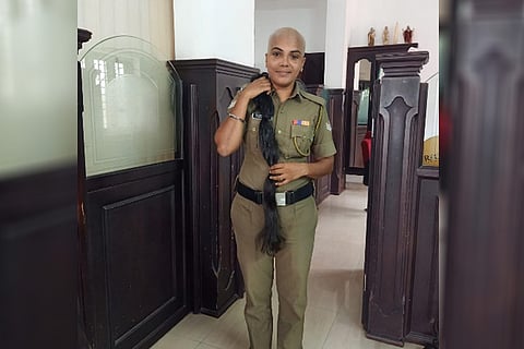Meet the Kerala cop who donated her hair for cancer patients