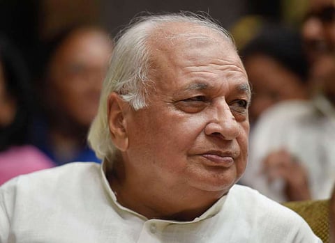 Close up shot of Arif Mohammed Khan