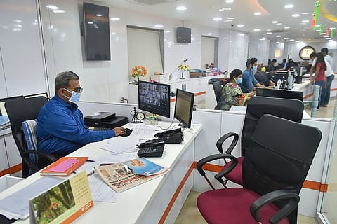 Bank employee