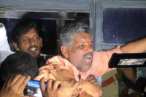 Mild tension in Chittoor after YSRCP MLA Bhaskar Reddy detained by police