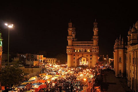 With dazzling markets, blaring qawwalis and haleem aromas, Eid shopping hits a high in Hyderabad