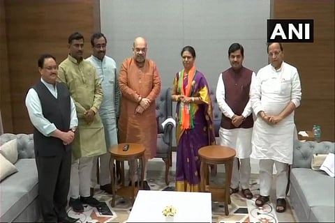 Telangana Congress suffers another blow: Former Minister DK Aruna joins BJP