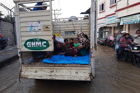 Over 4000 homes and its 90,000 odd residents lost all their belongings when the Balapur bund broke on October 19.