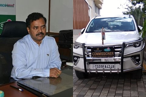 Hyderabad municipal chief’s vehicle stacks up fines worth Rs 6,210 for overspeeding