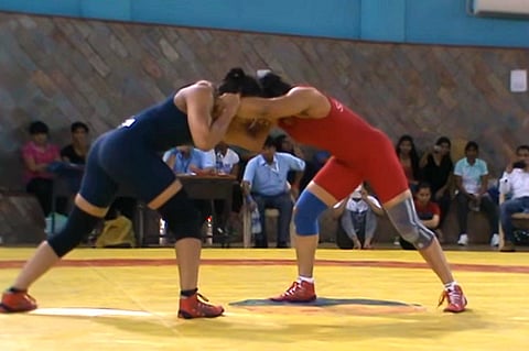 Dangal of the champions: Watch what happened when Sakshi Malik faced Geeta Phogat in 2015