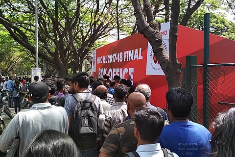 Frenzy for tickets ahead of Bengaluru-Chennaiyin ISL final
