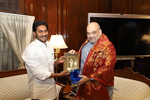 Jagan meets Amit Shah, says he requested him to soften PM's heart on special status