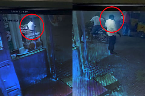 CCTV visuals of Bennix and Jayaraj shop.