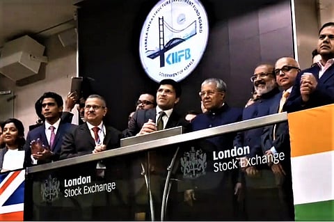 Kerala CM rings bell at London Stock Exchange for listing of KIIFB’s masala bonds