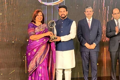 Biocon chief Kiran Mazumdar Shaw honoured with EY entrepreneur of the year 2019 award