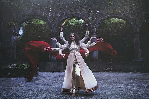 Through the divine, this photo series exposes the double standards directed at women