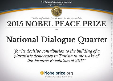Quiet quartet wins Nobel Peace Prize for laying a democratic path despite troubles in Tunisia