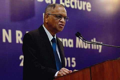 Narayana Murthy’s remedy for IT layoffs: Pay cut for seniors, new skills for youngsters
