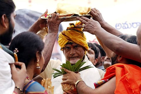 Andhra's new capital is 'vastu' approved as Naidu's advisor visits site