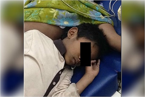 Moving image of 5-yr-old sleeping next to dead mother in Hyd hospital goes viral