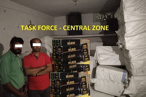 Hyd police bust racket selling banned 'Paris' cigarettes, 2 held