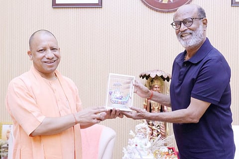 Rajinikanth meeting UP CM Yogi Adityanath