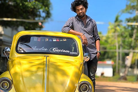 Kerala man assembles car in the model of Volkswagen Beetle from scrap