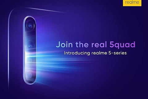 Realme 5 series to launch in India with quad rear camera setup