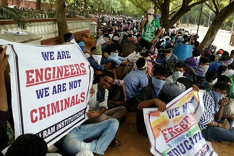 'We are engineers, not criminals' say students protesting against bizarre rules in Chennai college