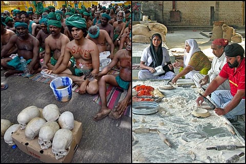 TN farmers protesting in Delhi don’t go hungry, thanks to the generosity of this Gurudwara