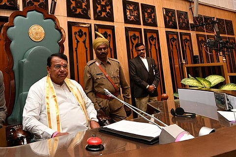 Pocharam Srinivas Reddy takes charge as Telangana Speaker