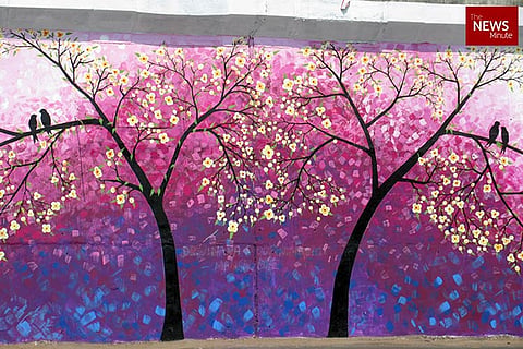 In pictures: Vijayawada sports new look, artists beautify city walls with murals