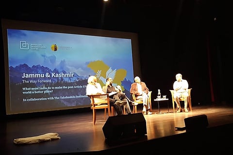 Protest against ‘non-Kashmiri, all-male’ panel discussion on J&K in Bengaluru