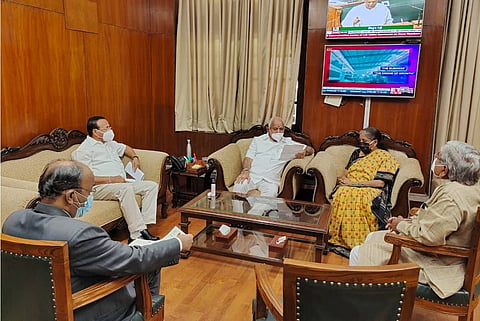 Yediyurappa meets Nirmala Sitharaman