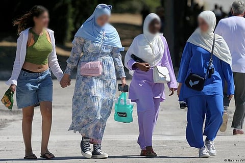 Representative image of women wearing abaya