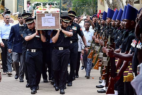 Bengaluru pays tribute to its brave son, Major Akshay Girish Kumar