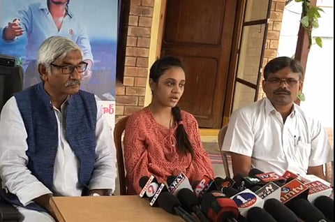 Caste killing victim Pranay's wife Amrutha calls out casteists cheering father’s bail