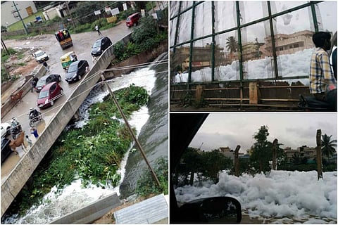 Images: Bellandur lake froths again, overflows as Bengaluru gets flooded