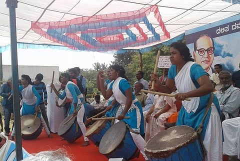 Food is our choice, land is our right: K'taka Dalit activists kick off Chalo Udupi march