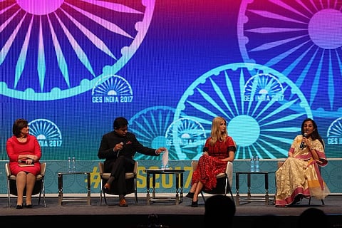 ‘Important for women not to give up work when they start families’: Chanda Kochhar at GES