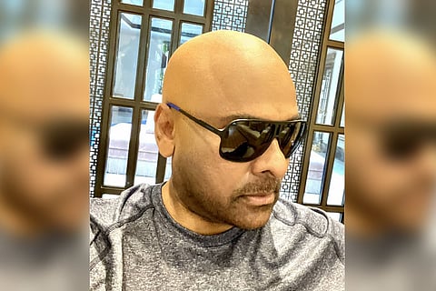 Megastar Chiranjeevi shares new look
