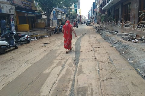 British-era drain delays roadwork on Cottonpet Main Road in Bengaluru